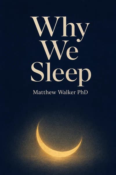 Why we sleep: unlocking the power of sleep and dreams book cover